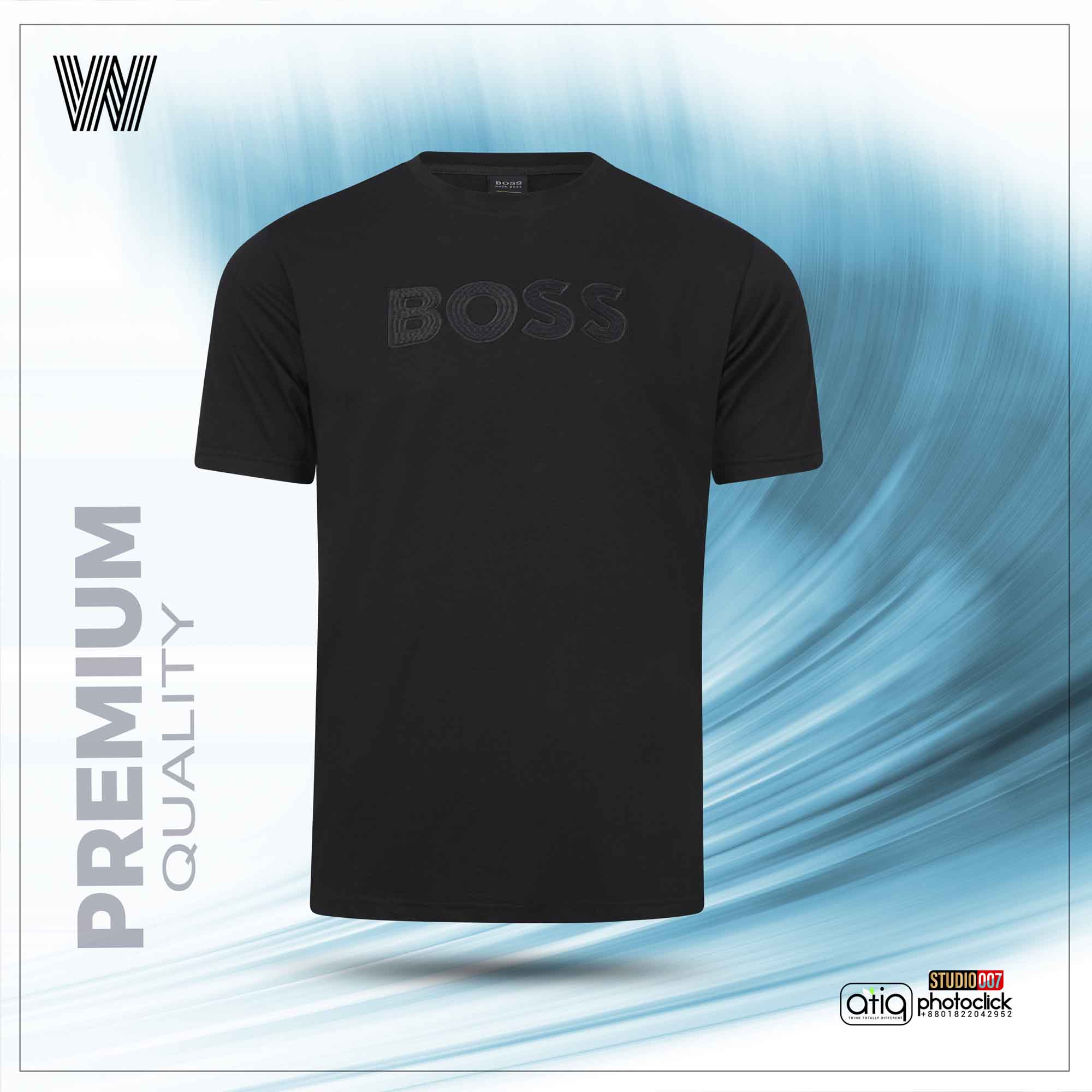 Minimal product backdrop with white wall